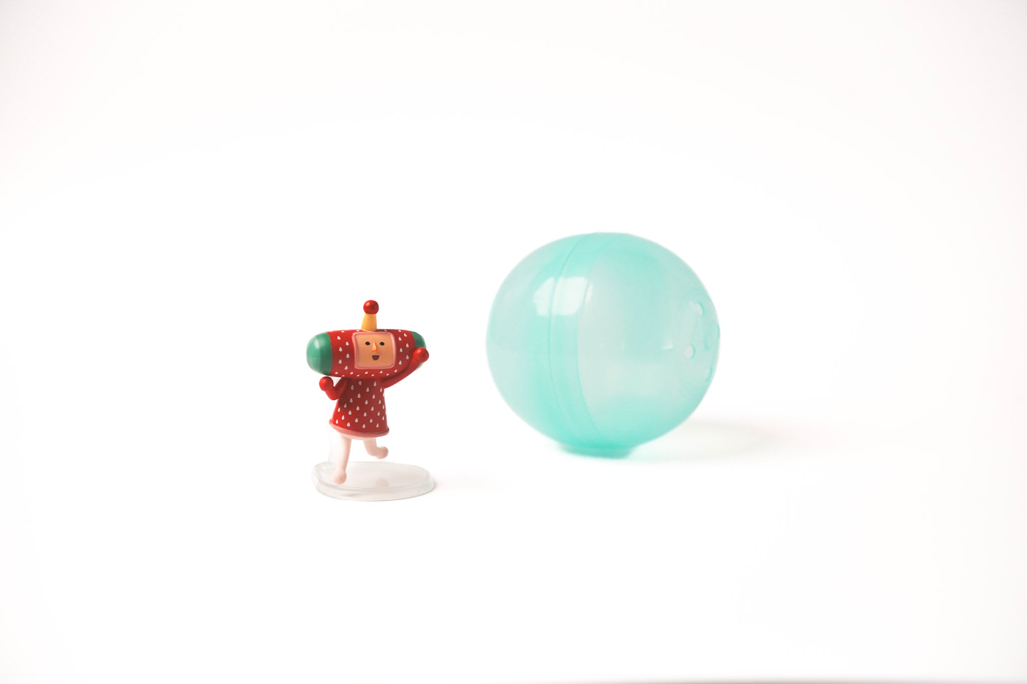 Katamari gashopon character ichigo toy