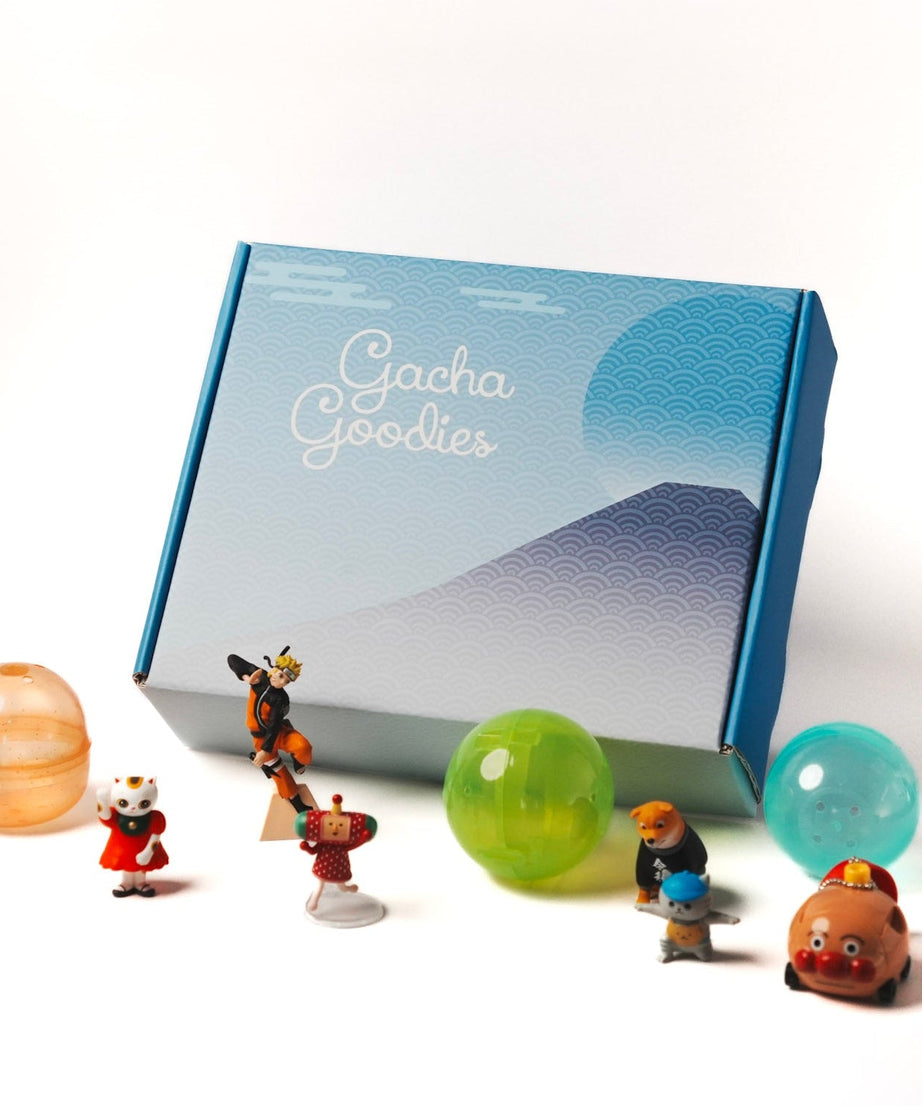 Gashopon subscription box of gashopon capsule toys