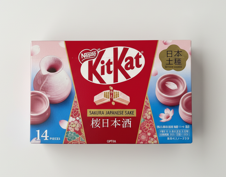 Sakura Japanese Sake kit kat